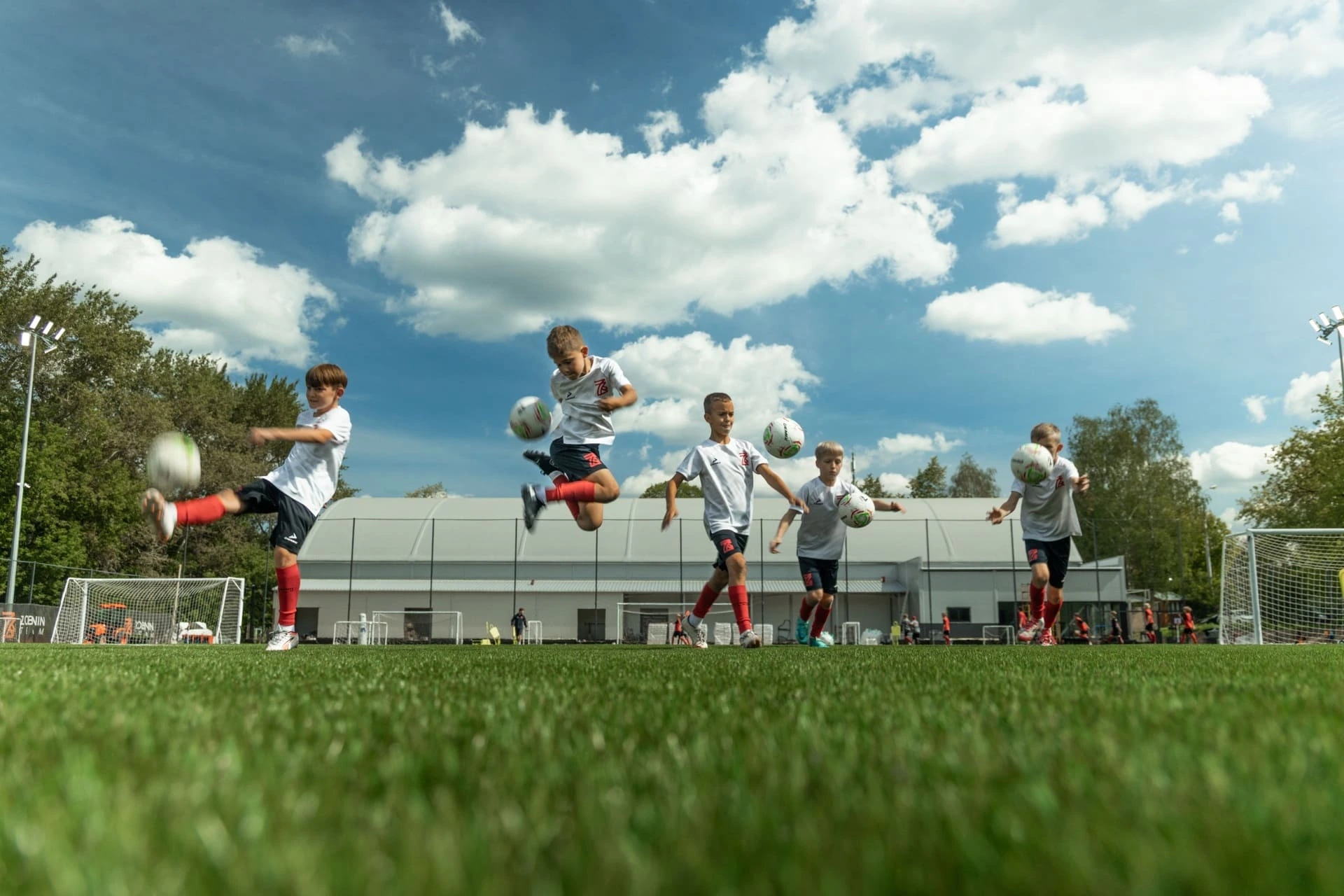 Тренировка на поле ZOBNIN TEAM
